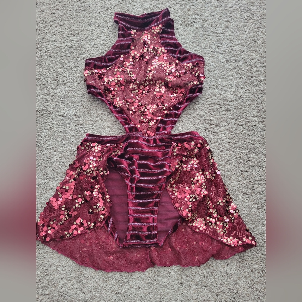 Beautiful dance costume Size Adult Small Double Platinum Performance Wear